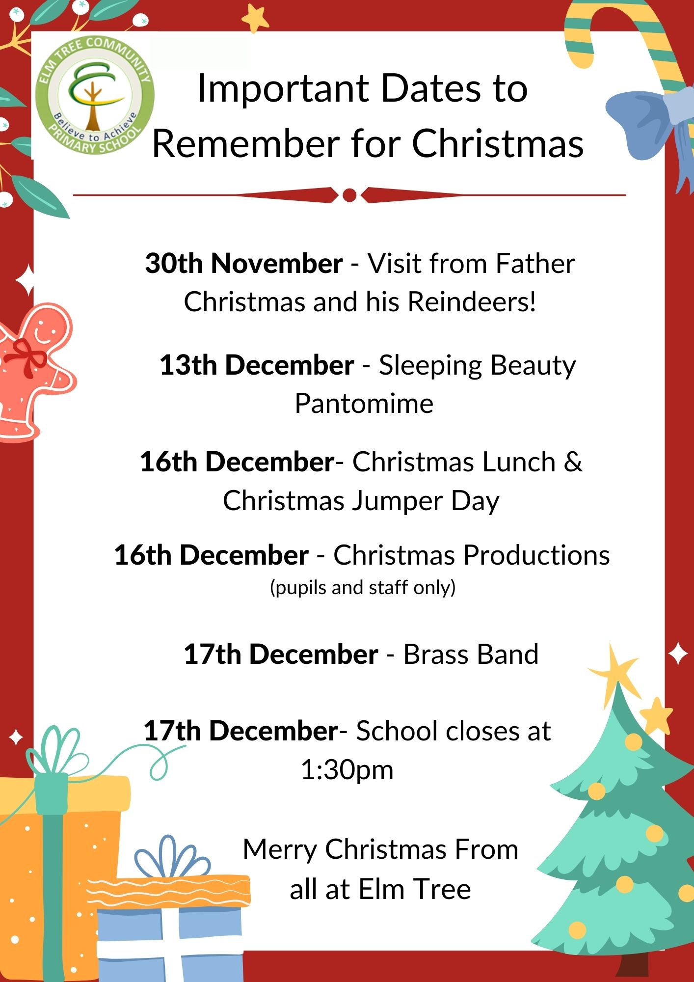 Image of Important Dates to Remember for Christmas