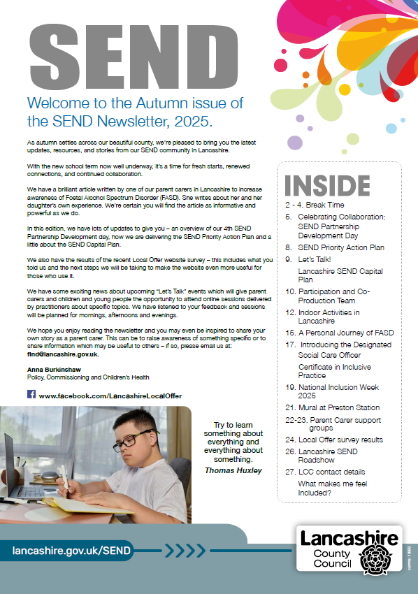 Image of SEND Newsletter Autumn 2025 