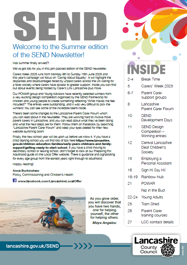 Image of SEND Newsletter Summer 2025