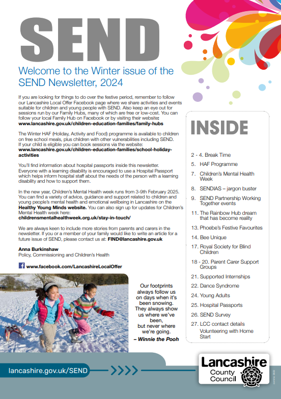 Image of SEND Winter Newsletter