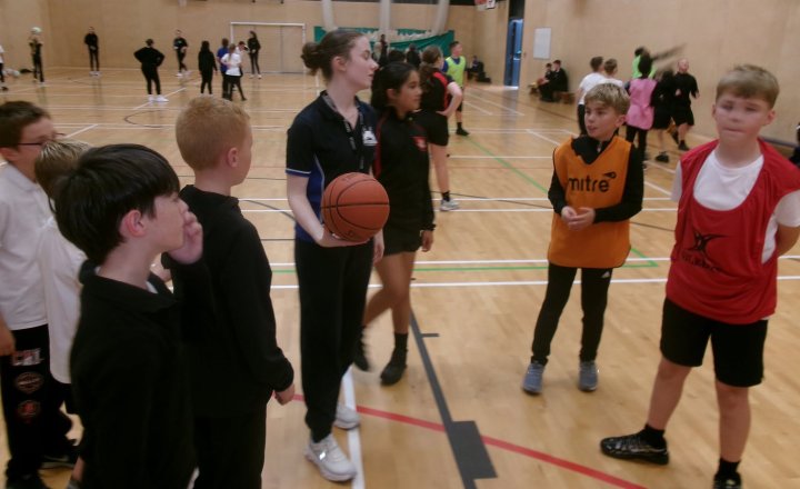 EM6 student emily, supporting our Year 6 Destination: EMS events