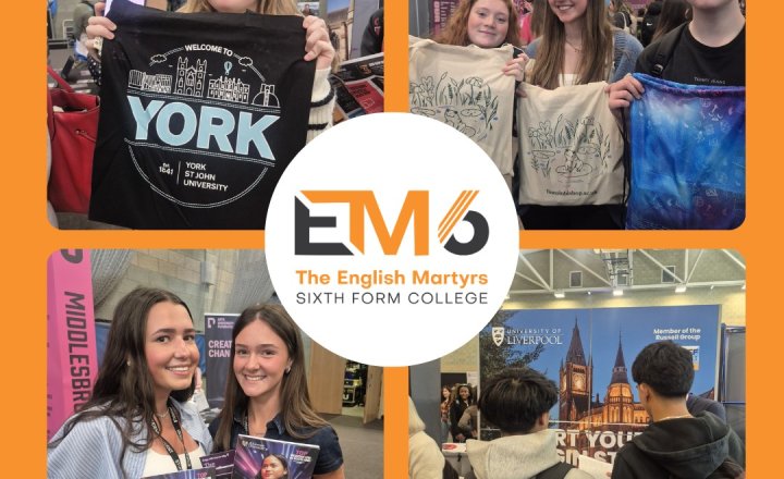 Year 12, EM6 students, explore their future options at the UCAS Discovery Exhibition
