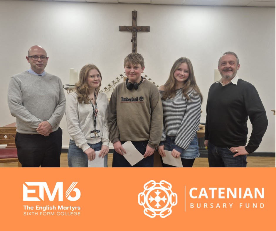 EM6 students with Gavin from the Catenian Association