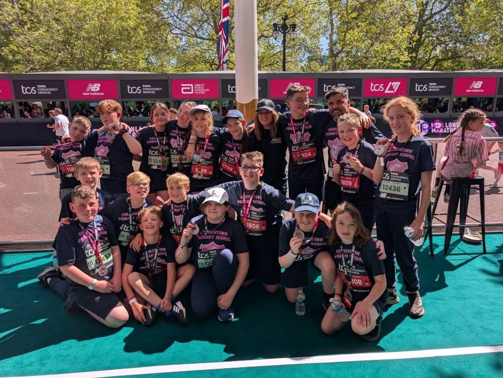 Image of Churchtown Primary pupils raise thousands in London Mini Marathon