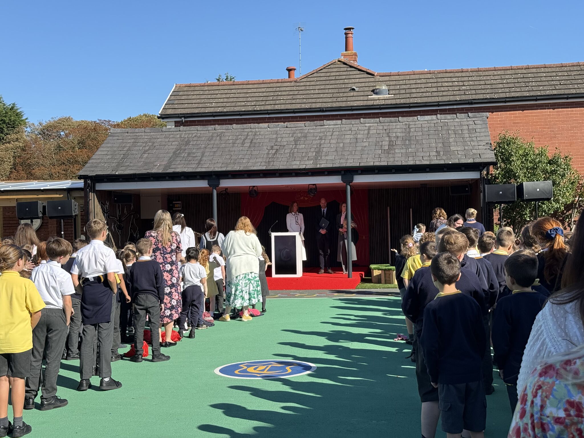 Image of Churchtown Primary School welcomes The Prince and Princess of Wales