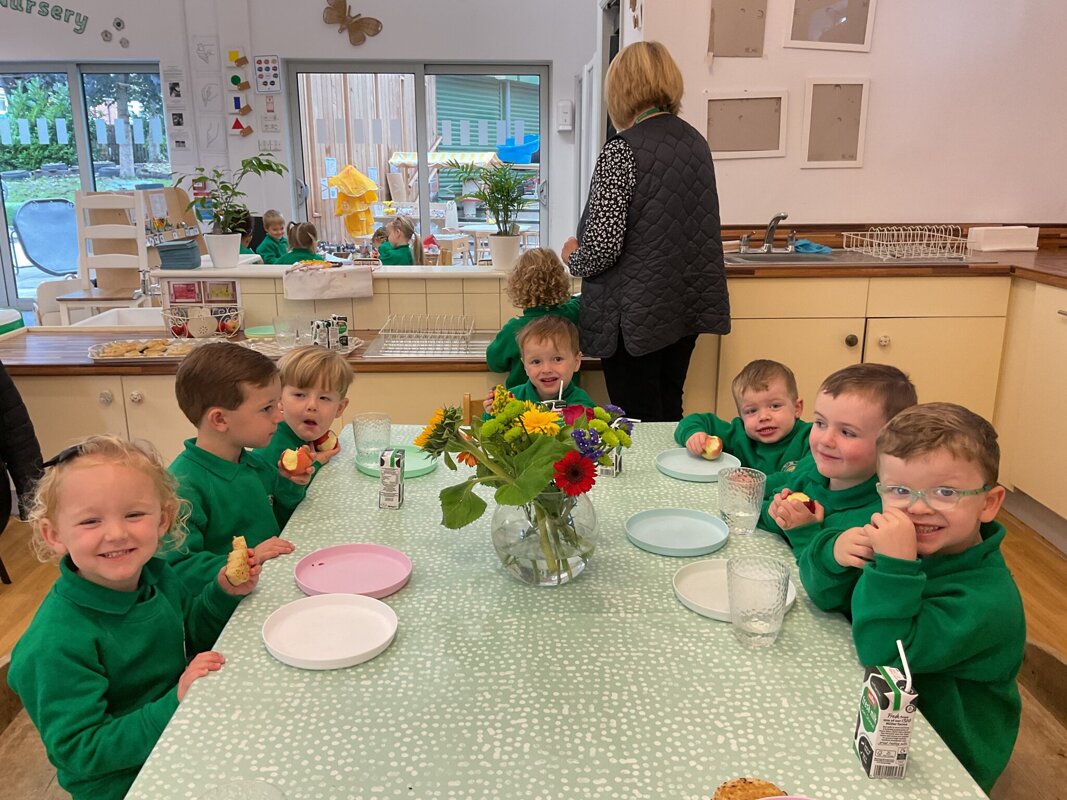 Image of Snack Time in Nursery A