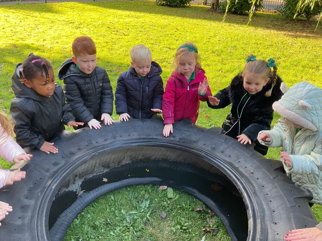 Image of Nursery Learning Outdoors