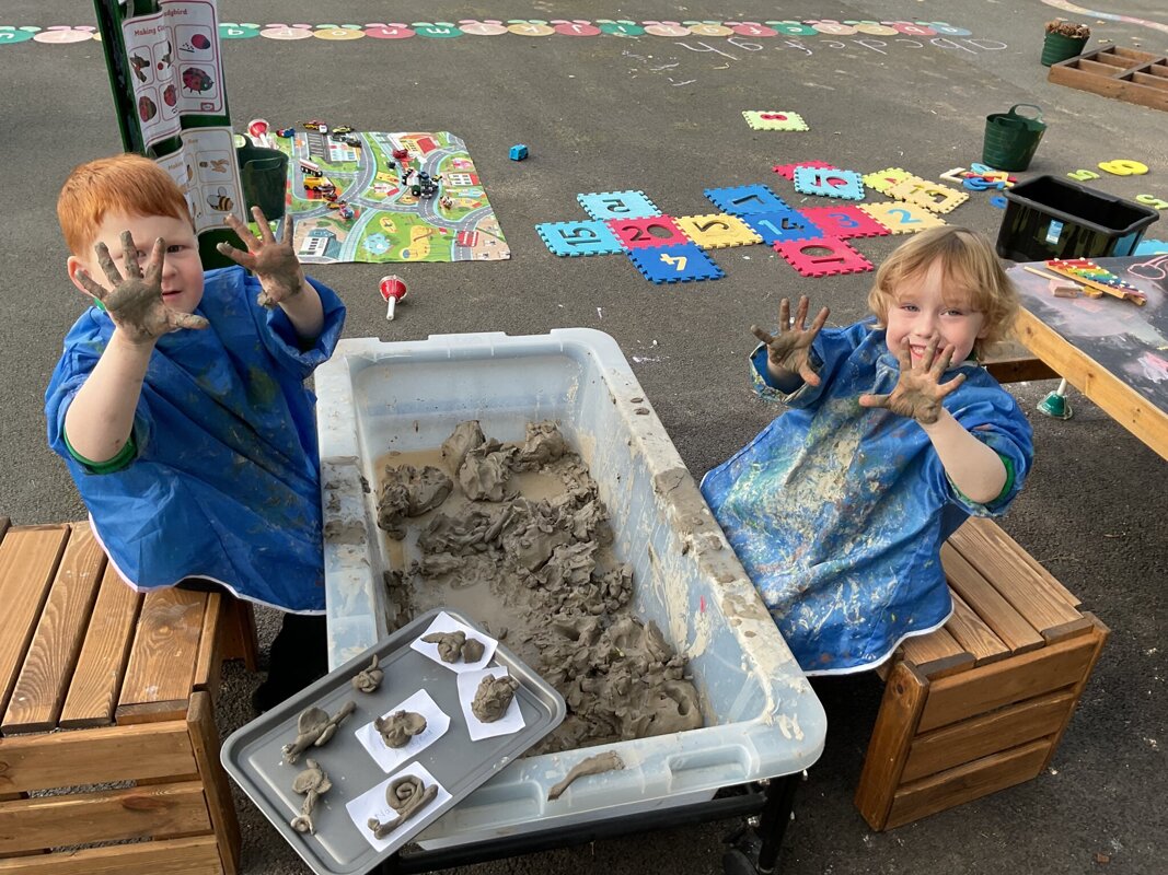 Image of Exploring Clay in Nursery