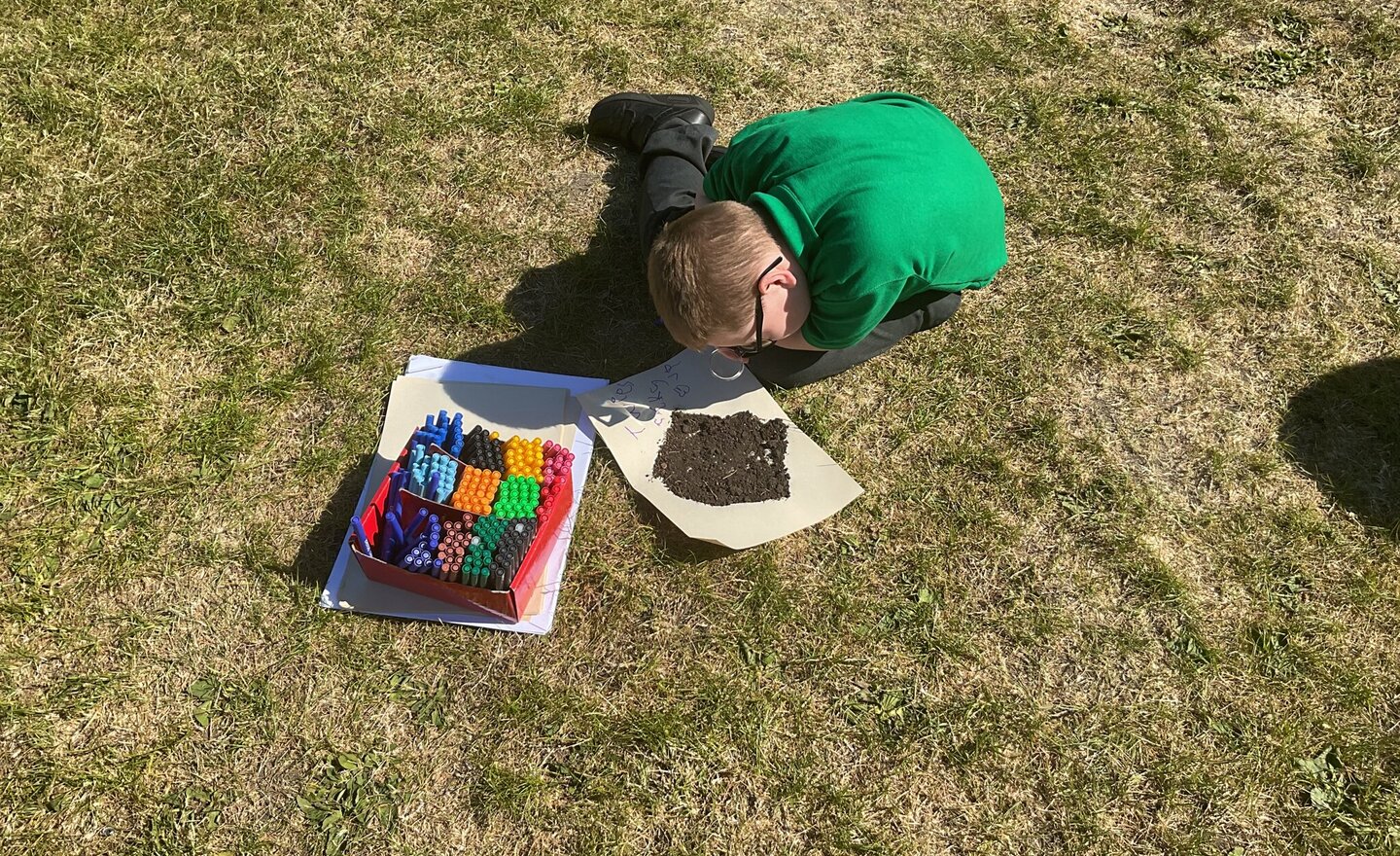 Image of Investigating soil 