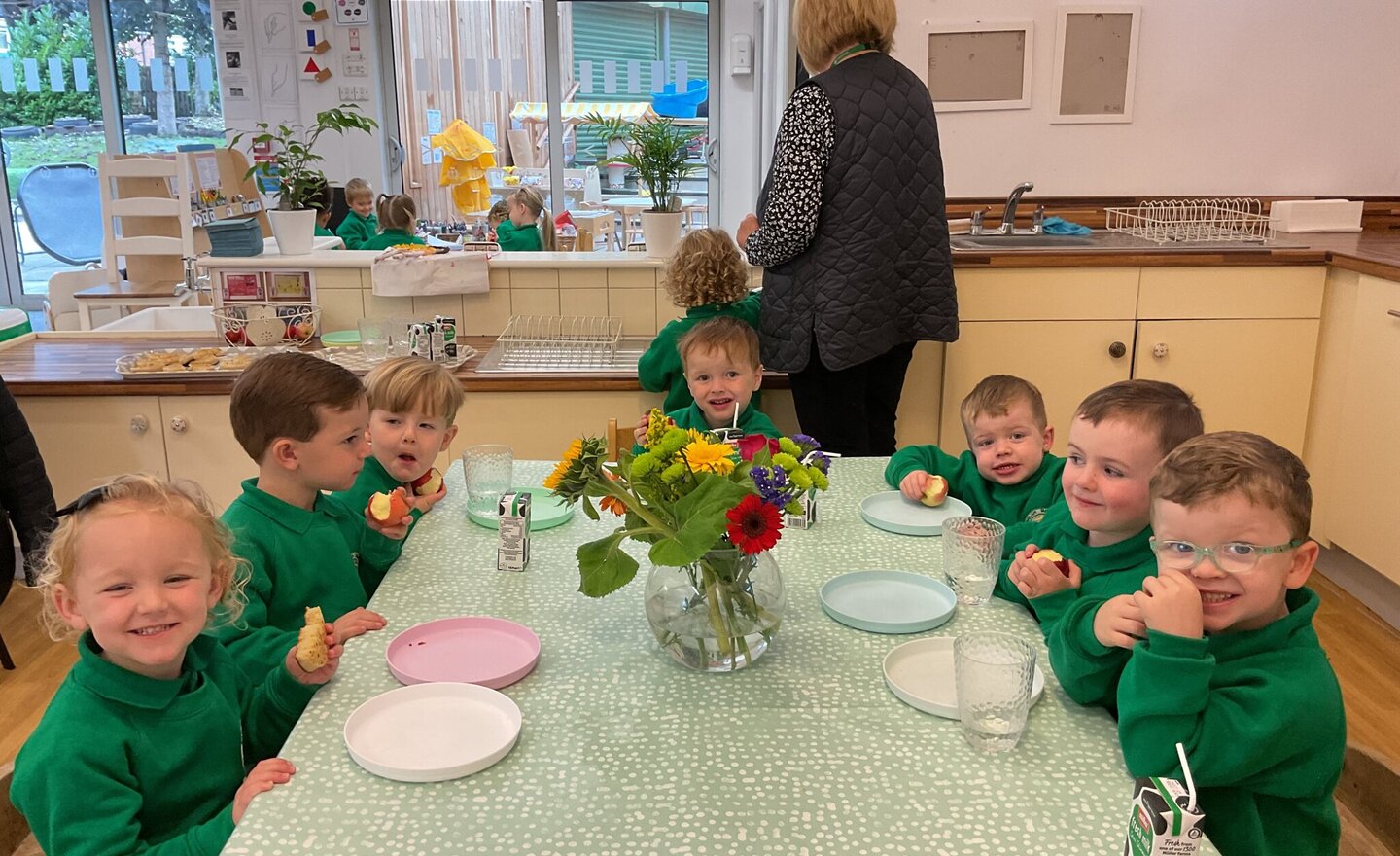 Image of Snack Time in Nursery A