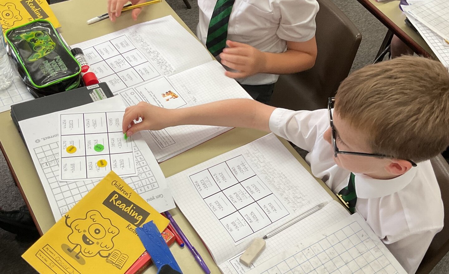 Image of Tic-Tac-Toe Addition & Subtraction