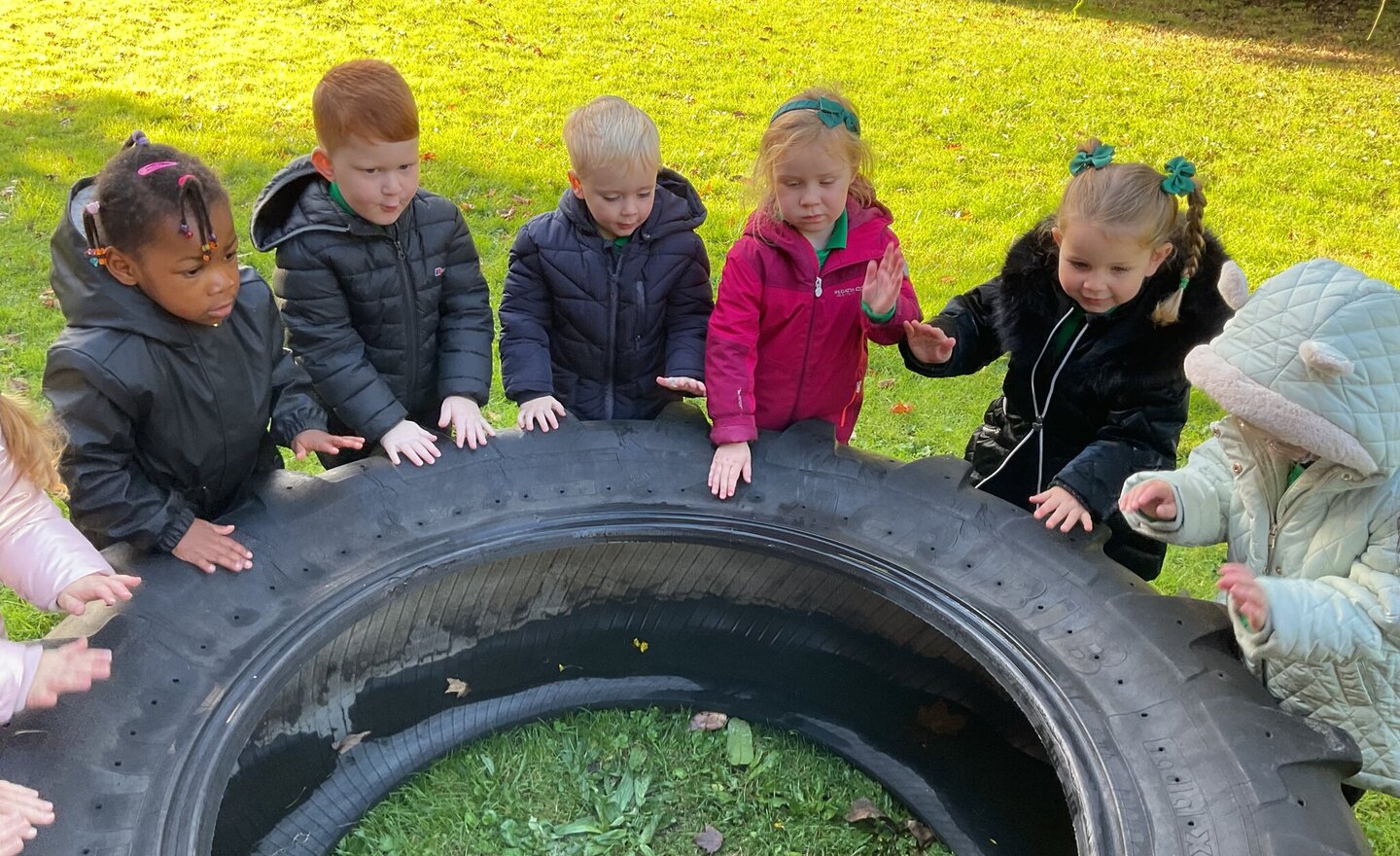 Image of Nursery Learning Outdoors