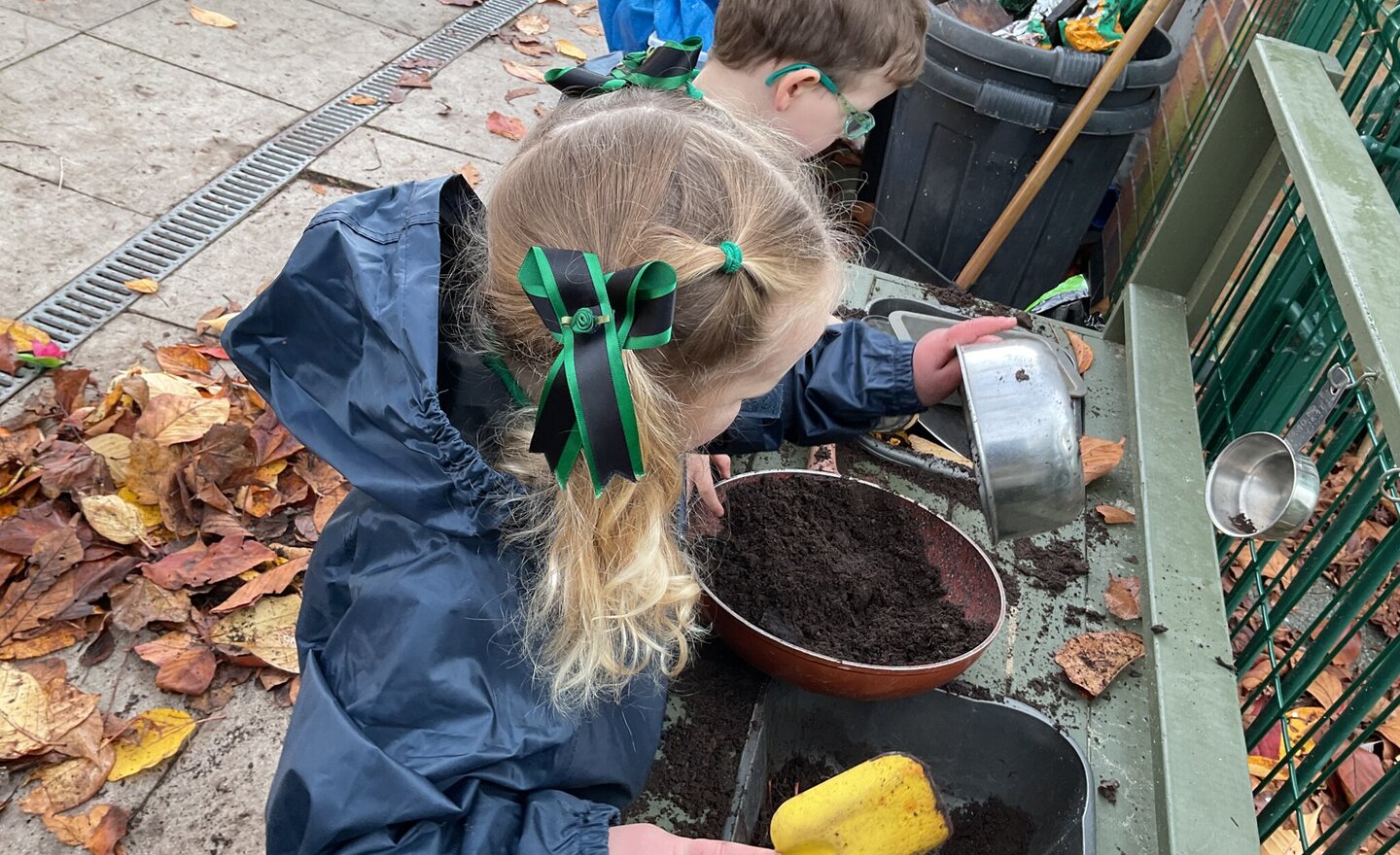 Image of Messy Mud Kitchen Play