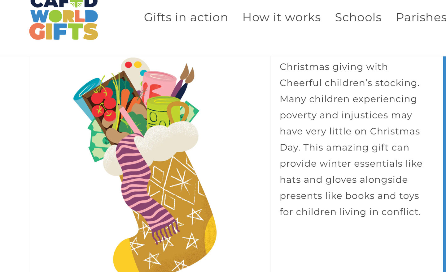 Image of Y2 CAFOD World Gifts