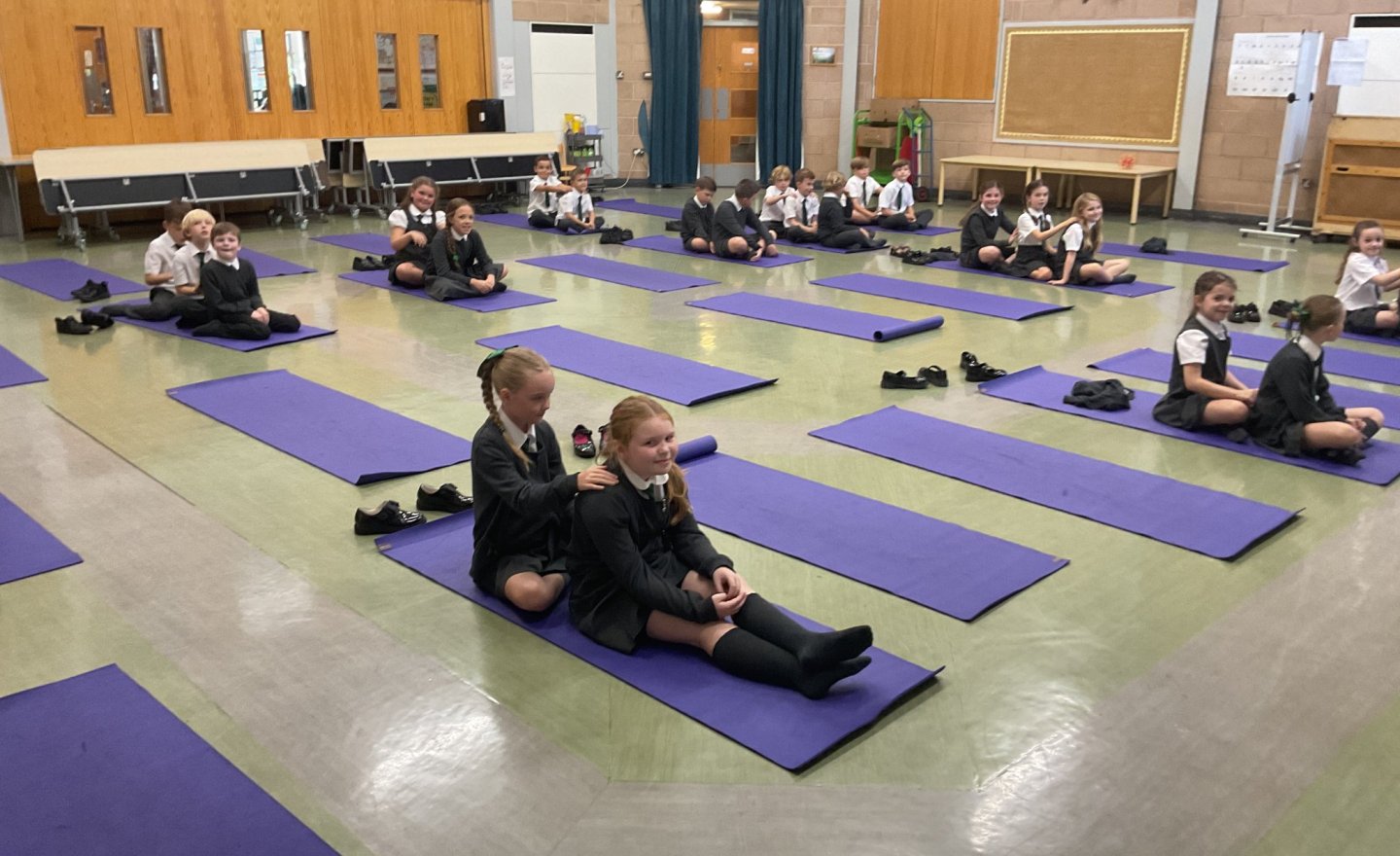Image of Year 4 Peer Massage