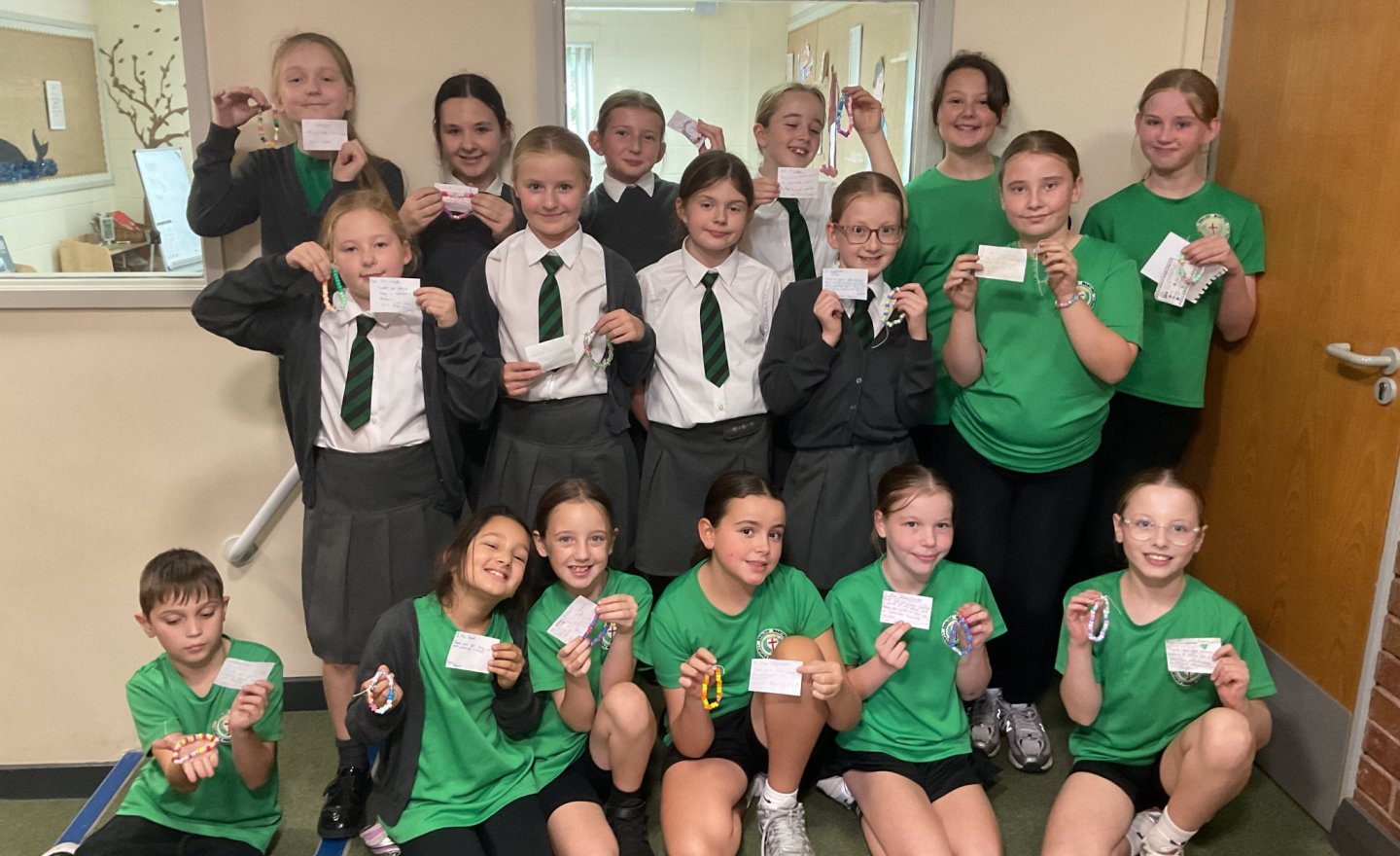Image of Mini Vinnies celebrating our amazing Teaching Asssistants