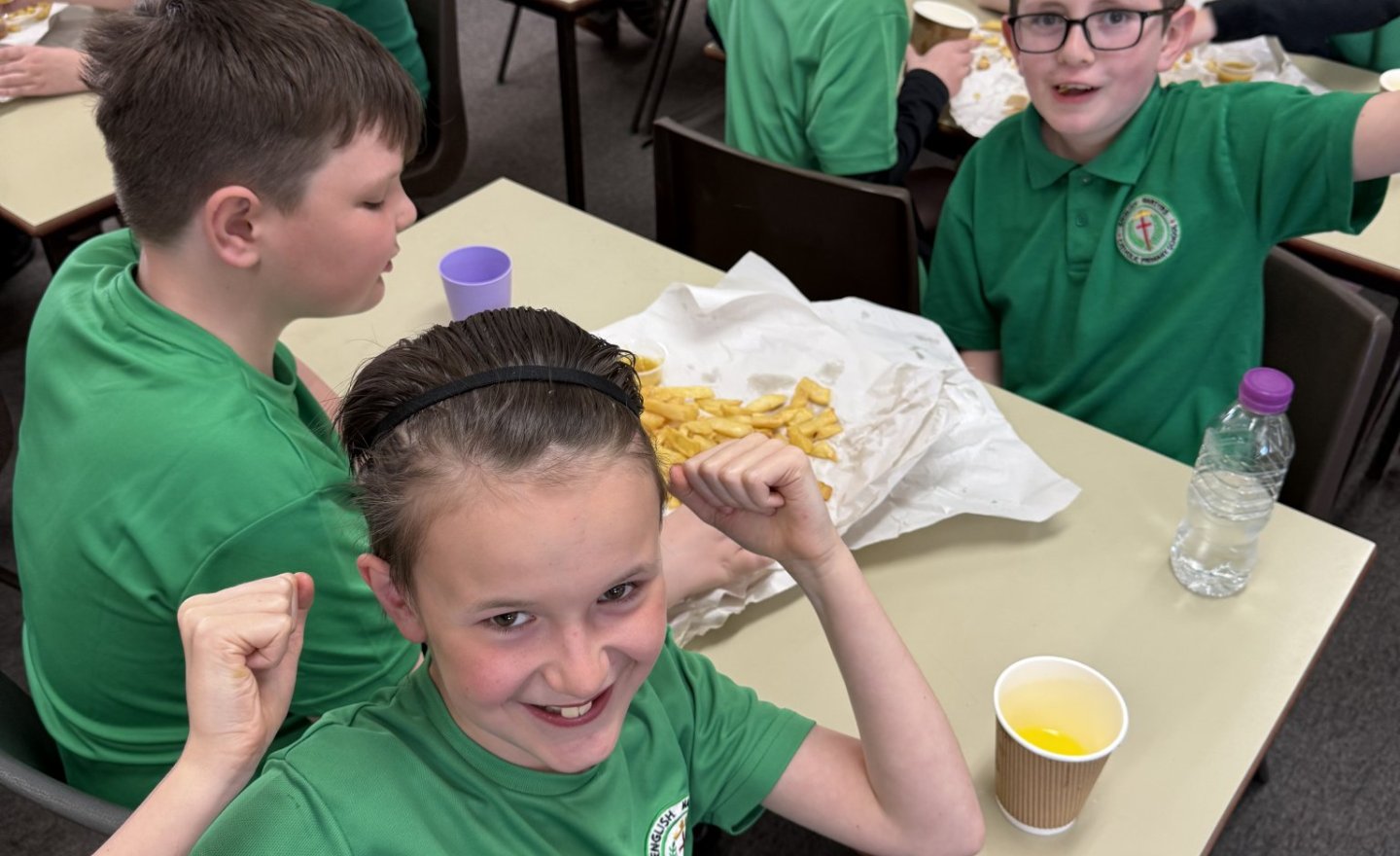 Image of Celebrating end of SATs
