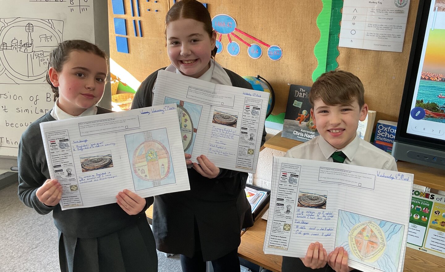 Image of Where is Baghdad located and what did the city look like?