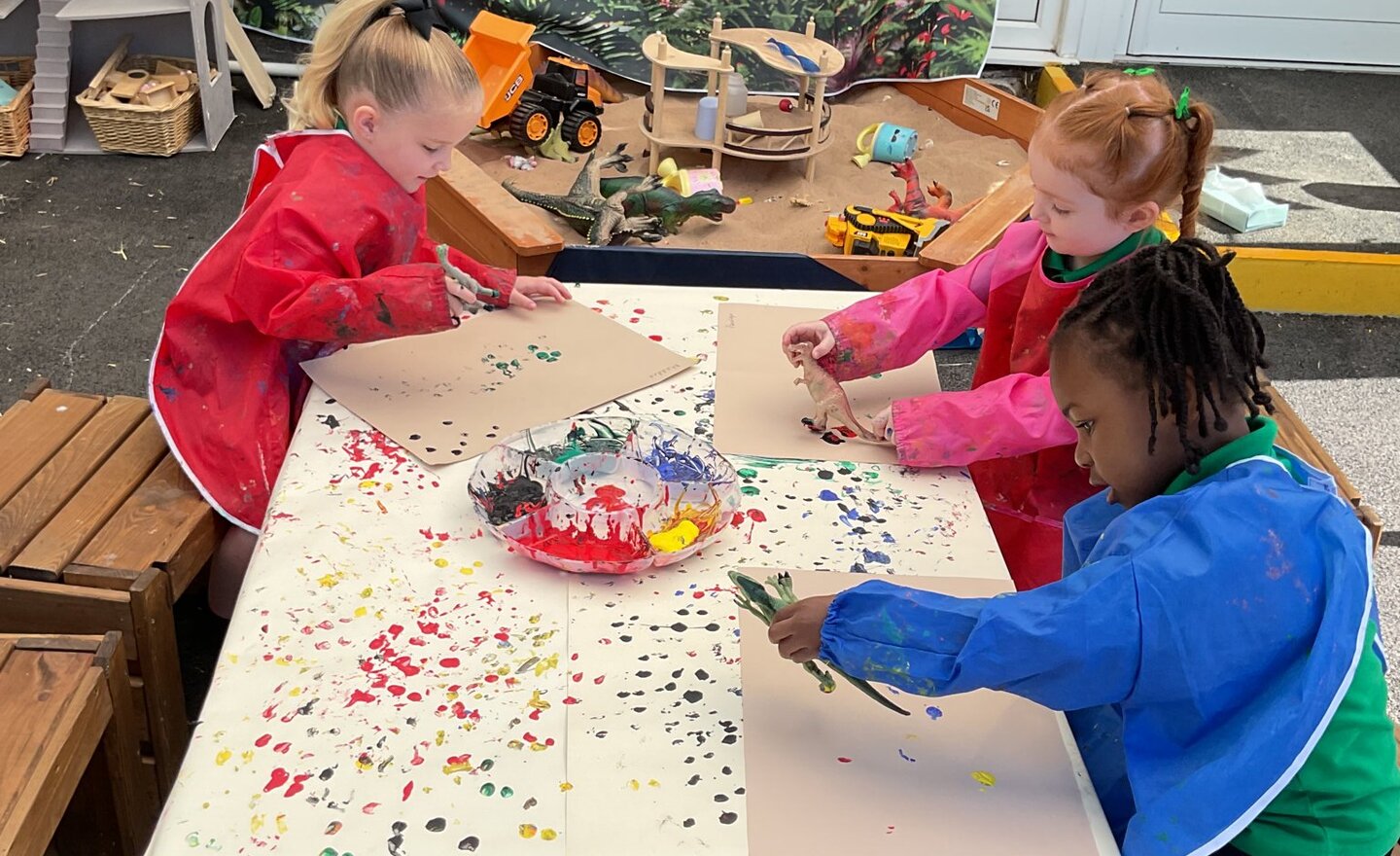 Image of Dinosaur Footprints in Nursery B