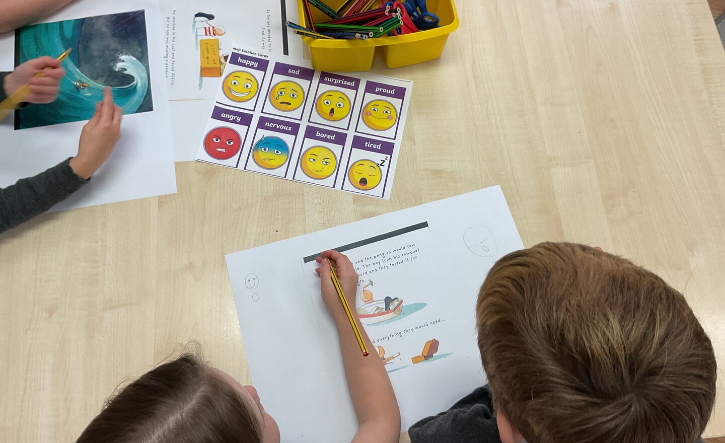 Image of Year One English - Labelling Emotions