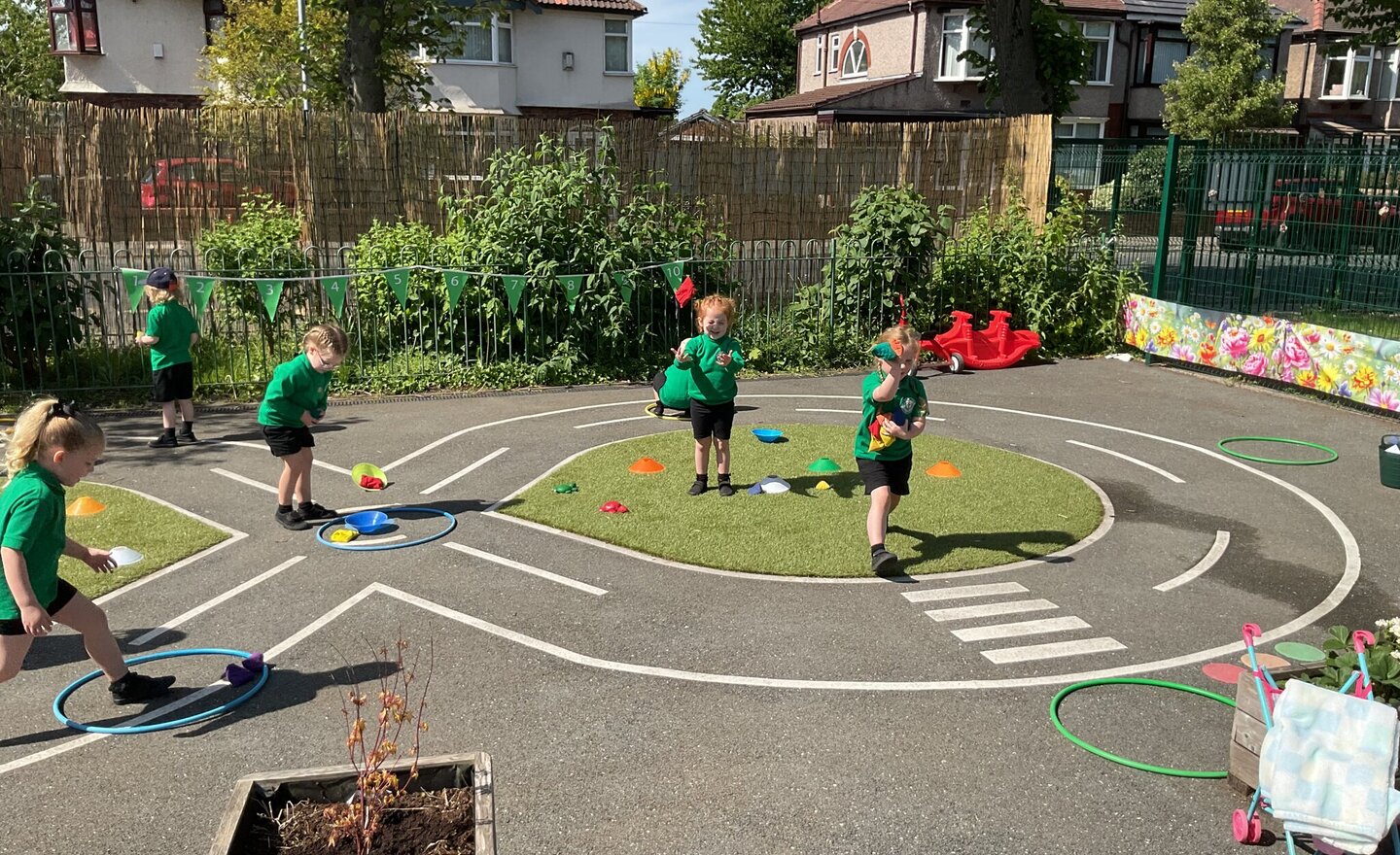 Image of Throwing and Catching in Nursery B