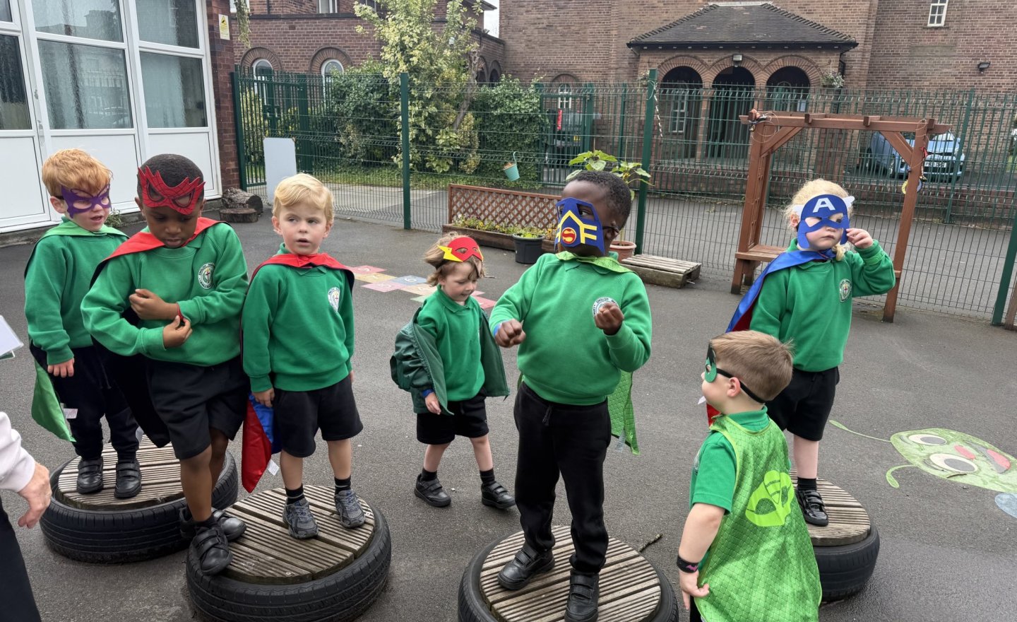 Image of Superheroes in Nursery
