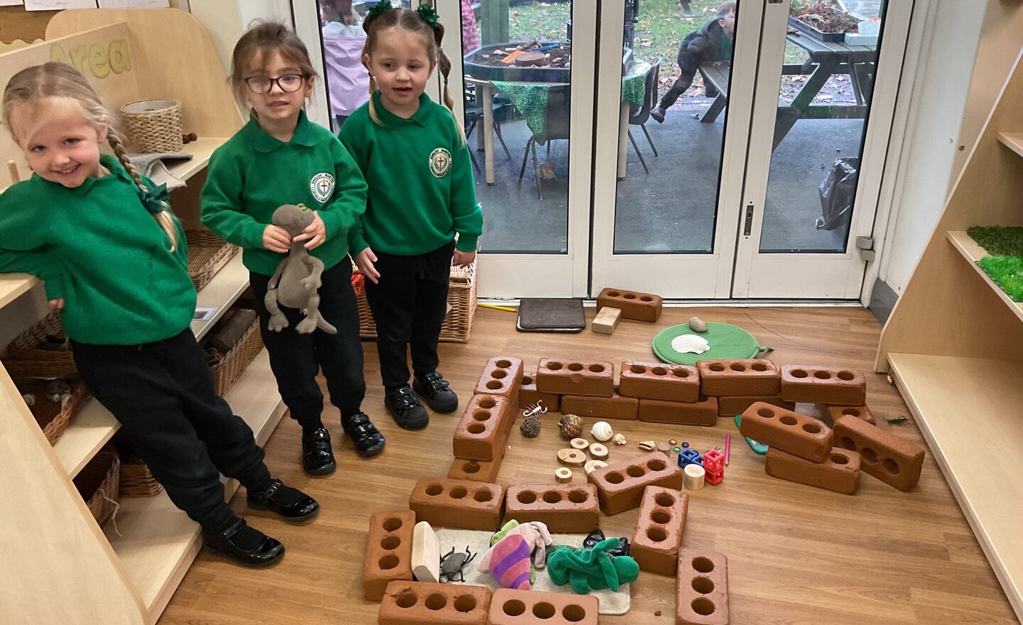 Image of A busy morning in Reception. 
