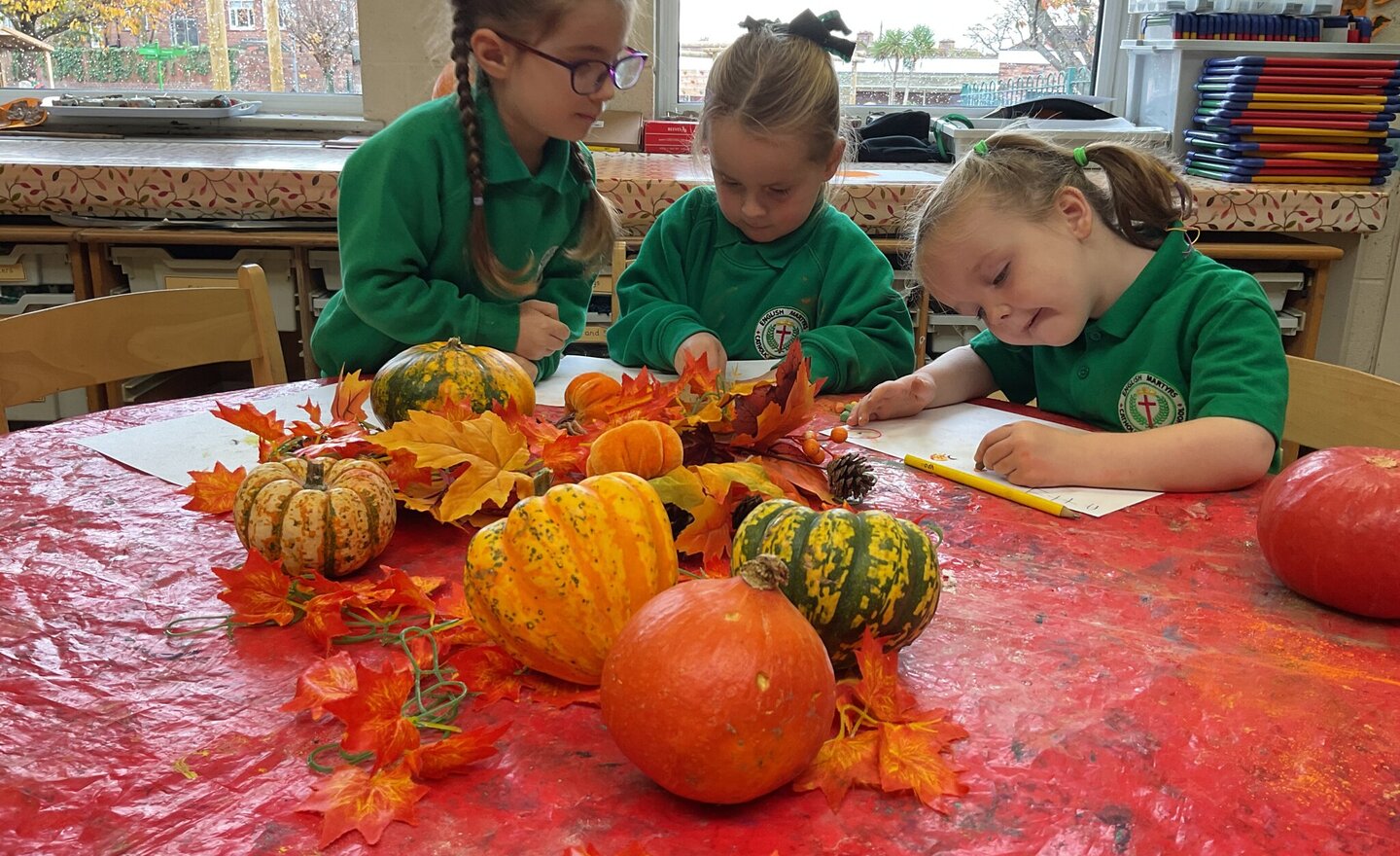 Image of Autumnal observational  drawing 