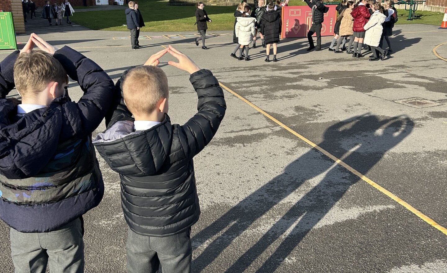 Image of Investigating shadows in science.