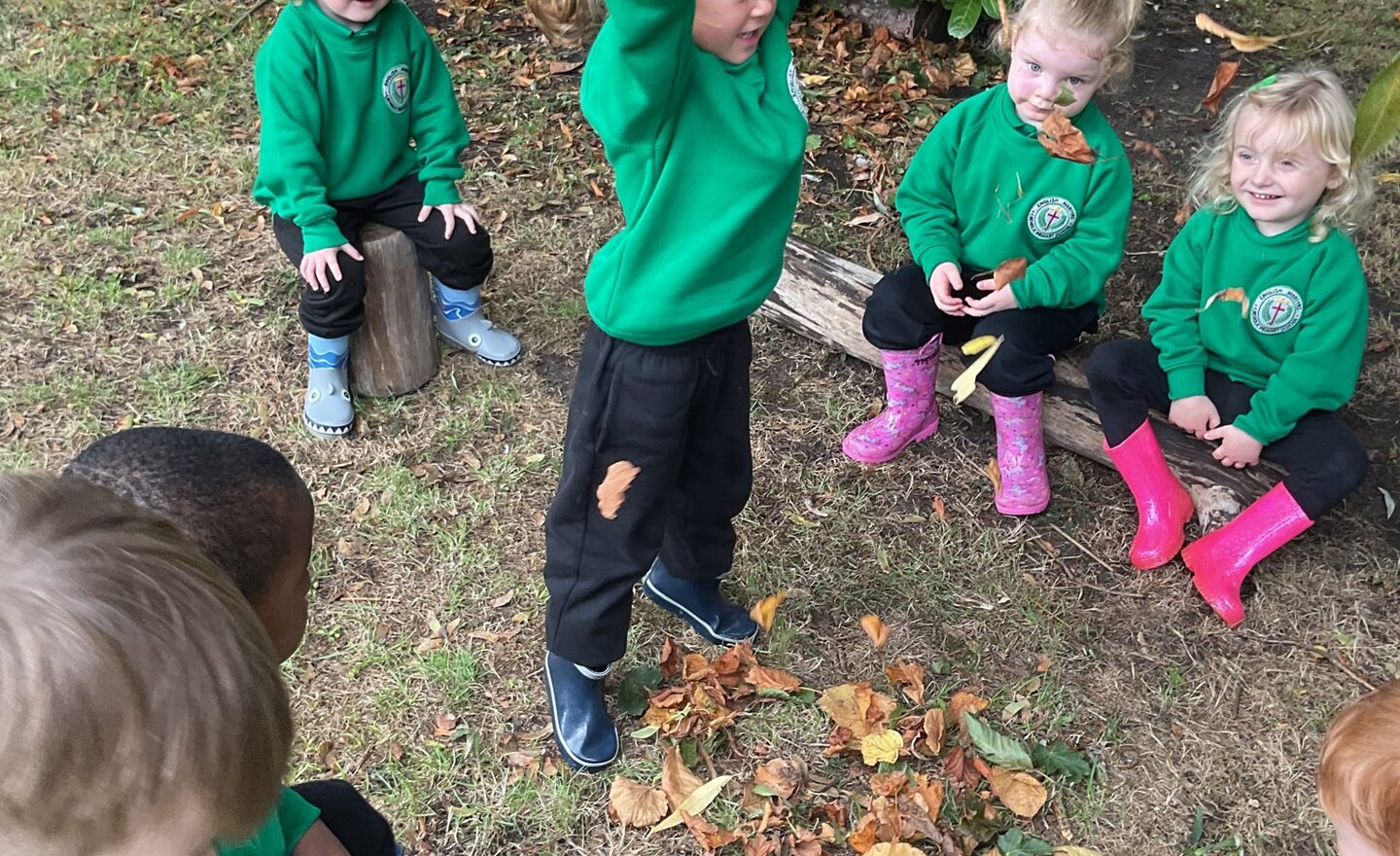 Image of Learning Outdoors in Nursery B