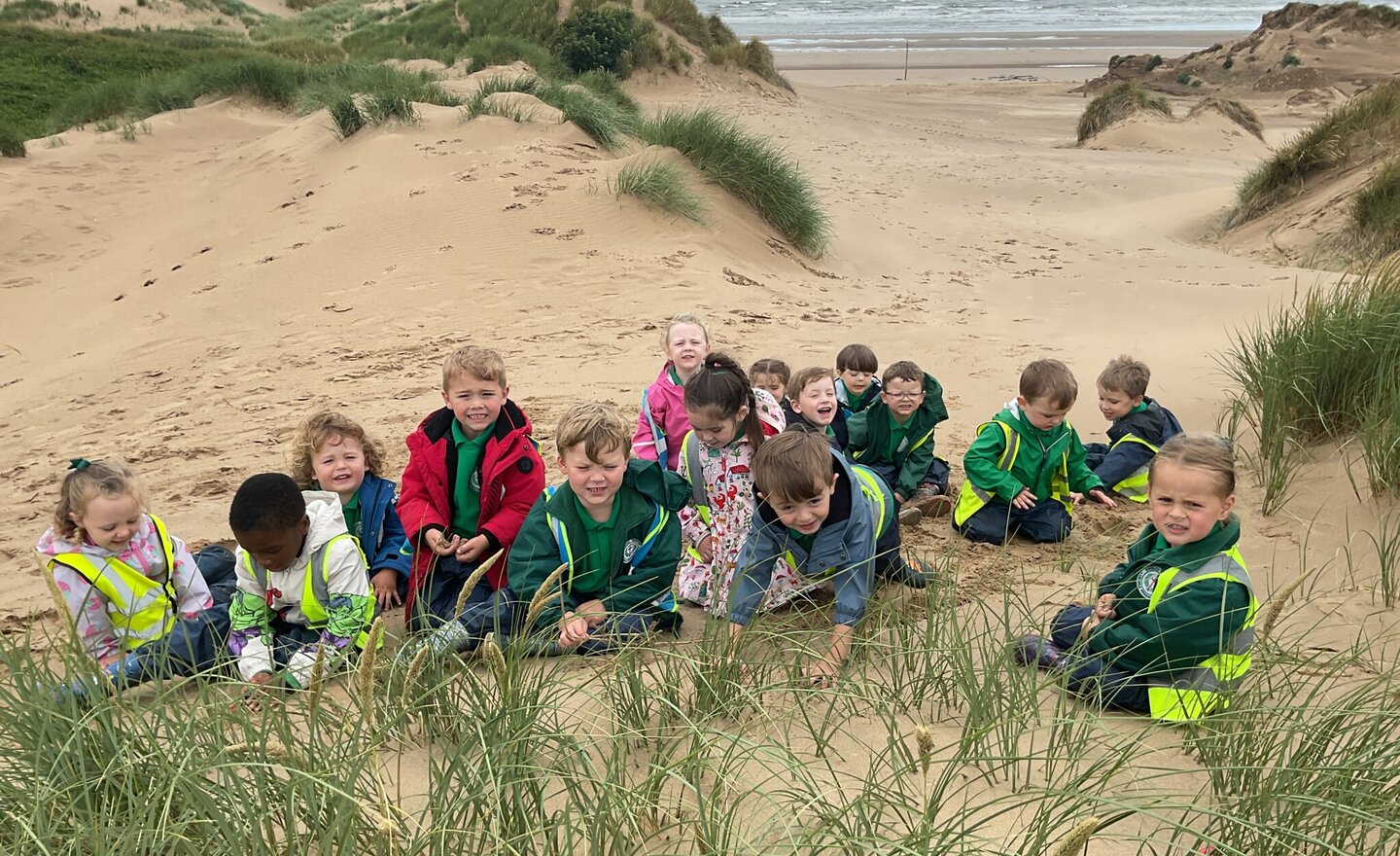 Image of Nursery A went to the beach today!