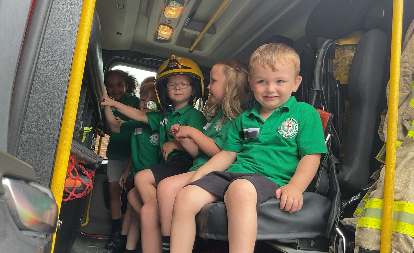 Image of Nursery A Fire Engine Visit.