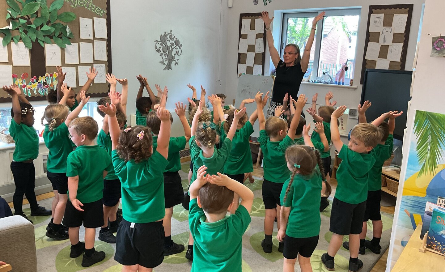 Image of Yoga Time in Nursery
