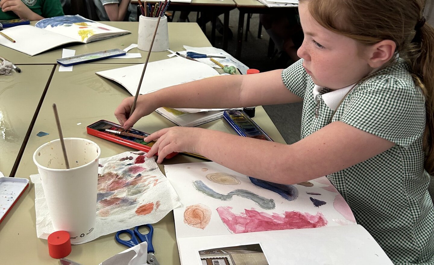 Image of Painting techniques using foreground and backgounds.