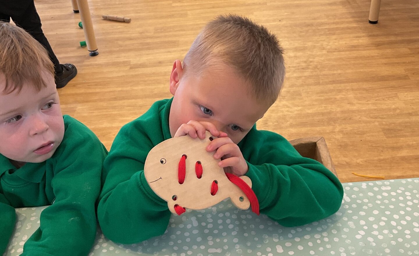 Image of Threading Skills in Nursery A