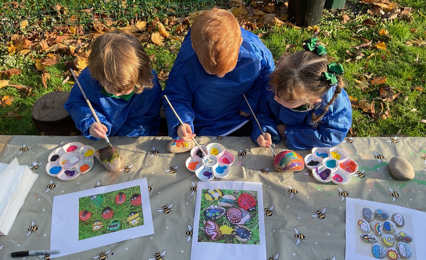 Image of Painting & Colour Mixing in Nursery B