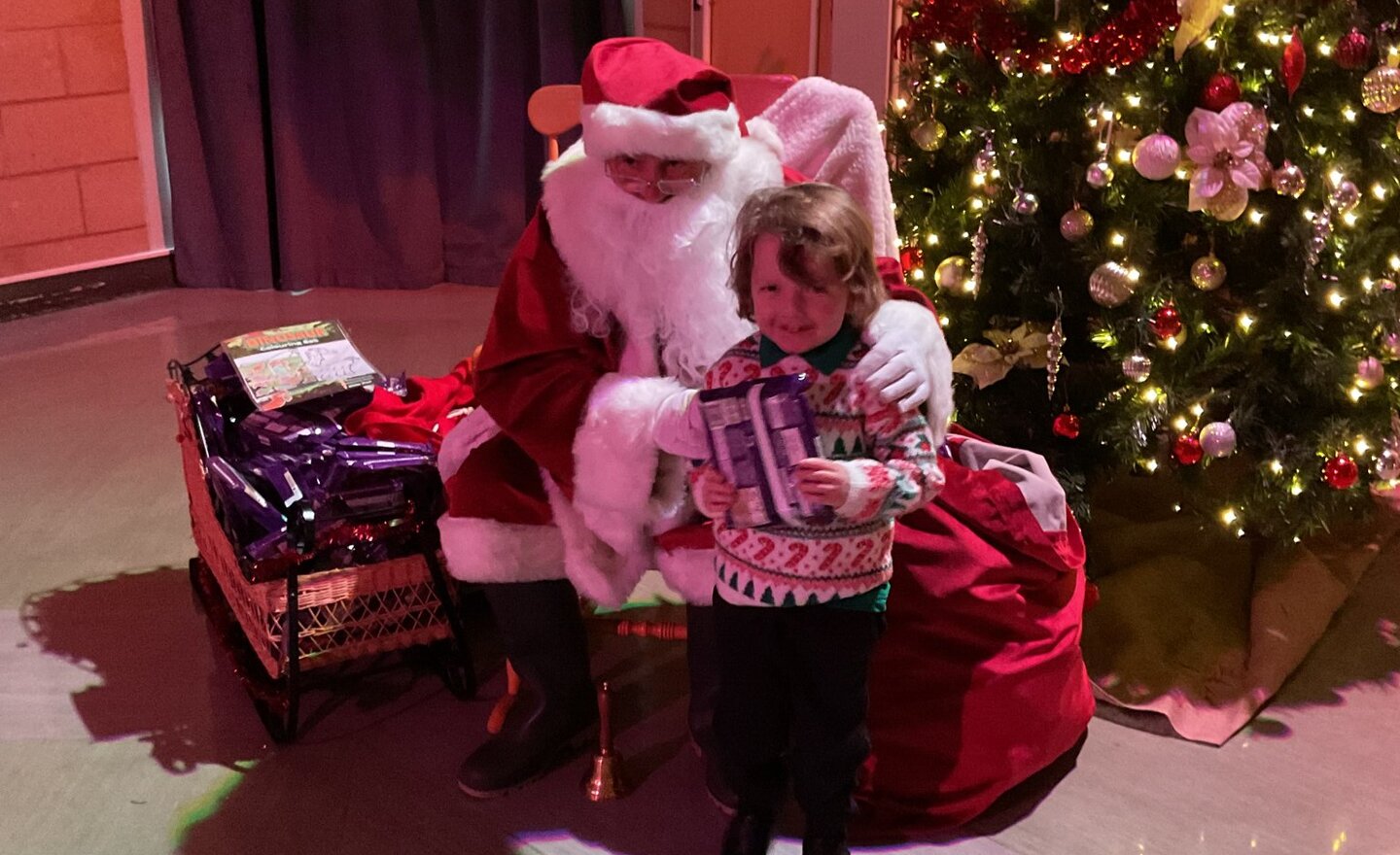 Image of Father Christmas Visits Nursery