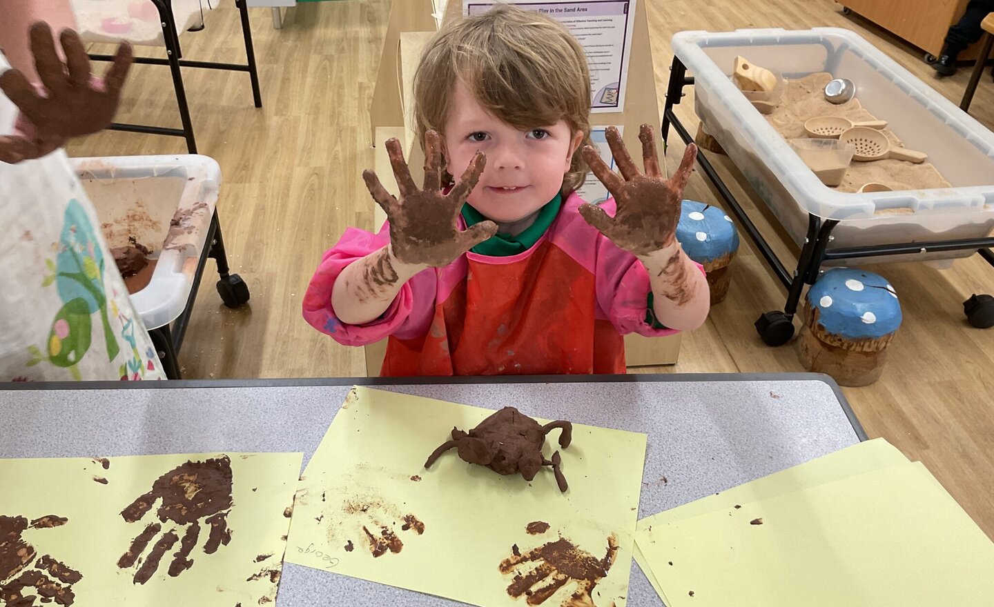 Image of Exploring Different Materials in Nursery