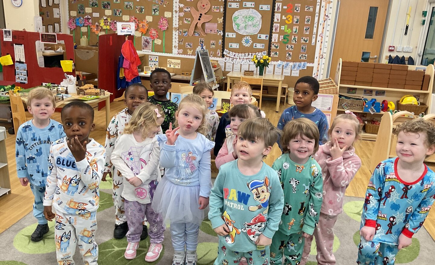 Image of PTA Pyjama Day in Nursery B