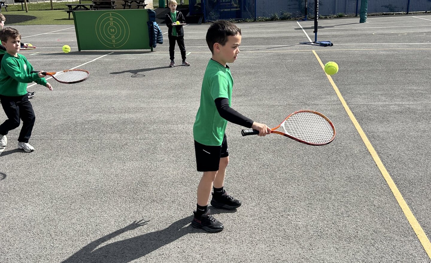 Image of Tennis in the sunshine