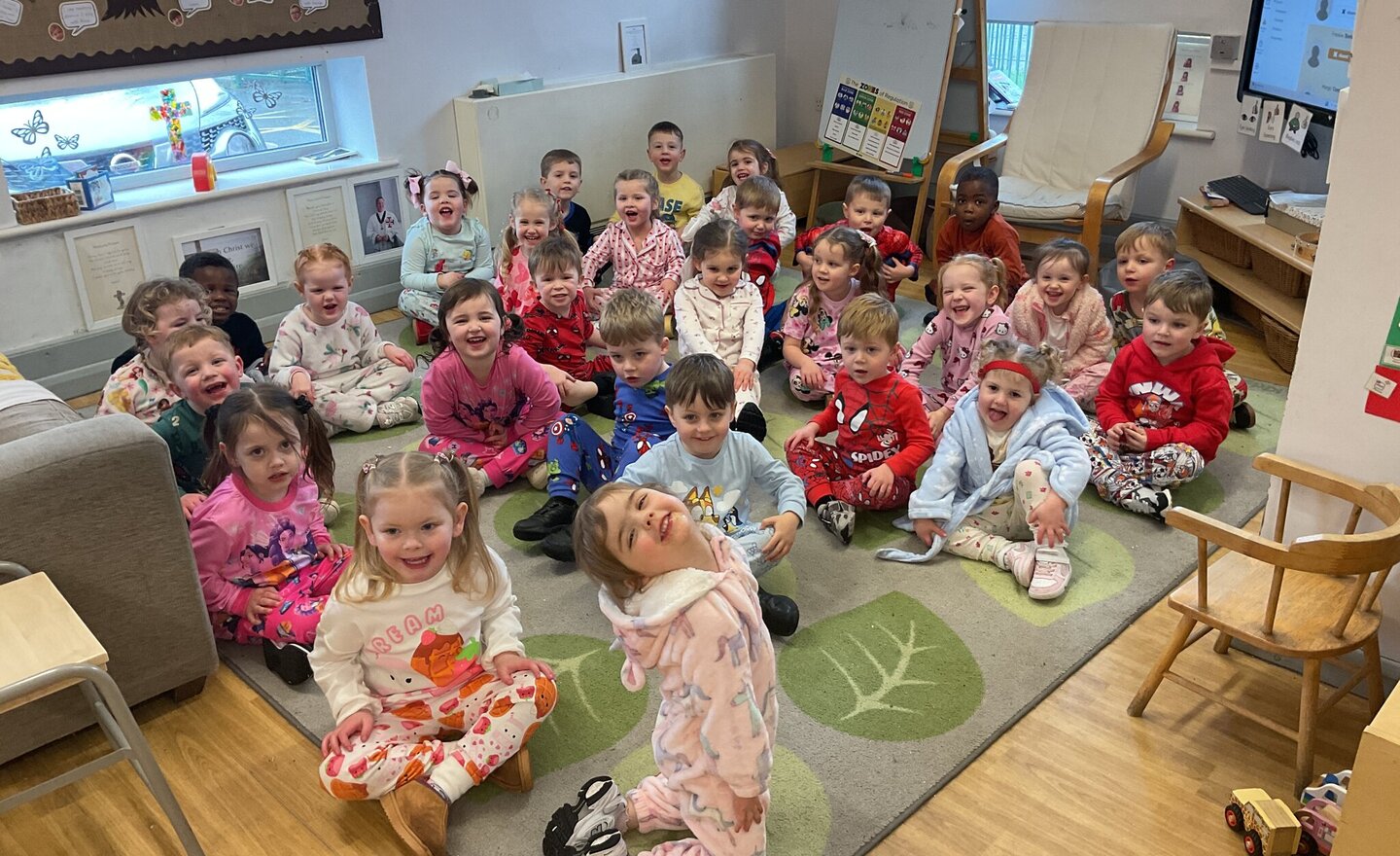 Image of PTA Pyjama Day in Nursery A