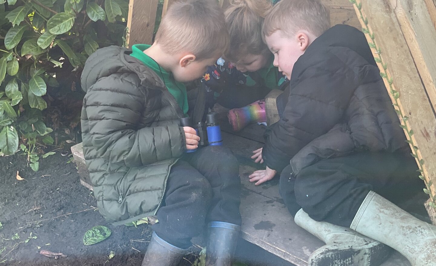 Image of Back outside!