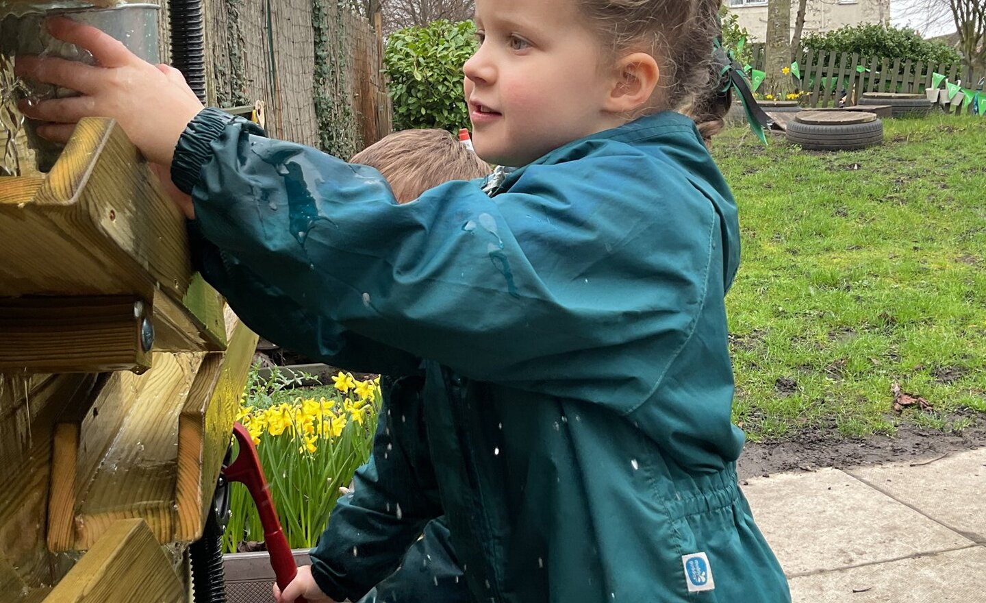 Image of Water Play  in Nursery A.