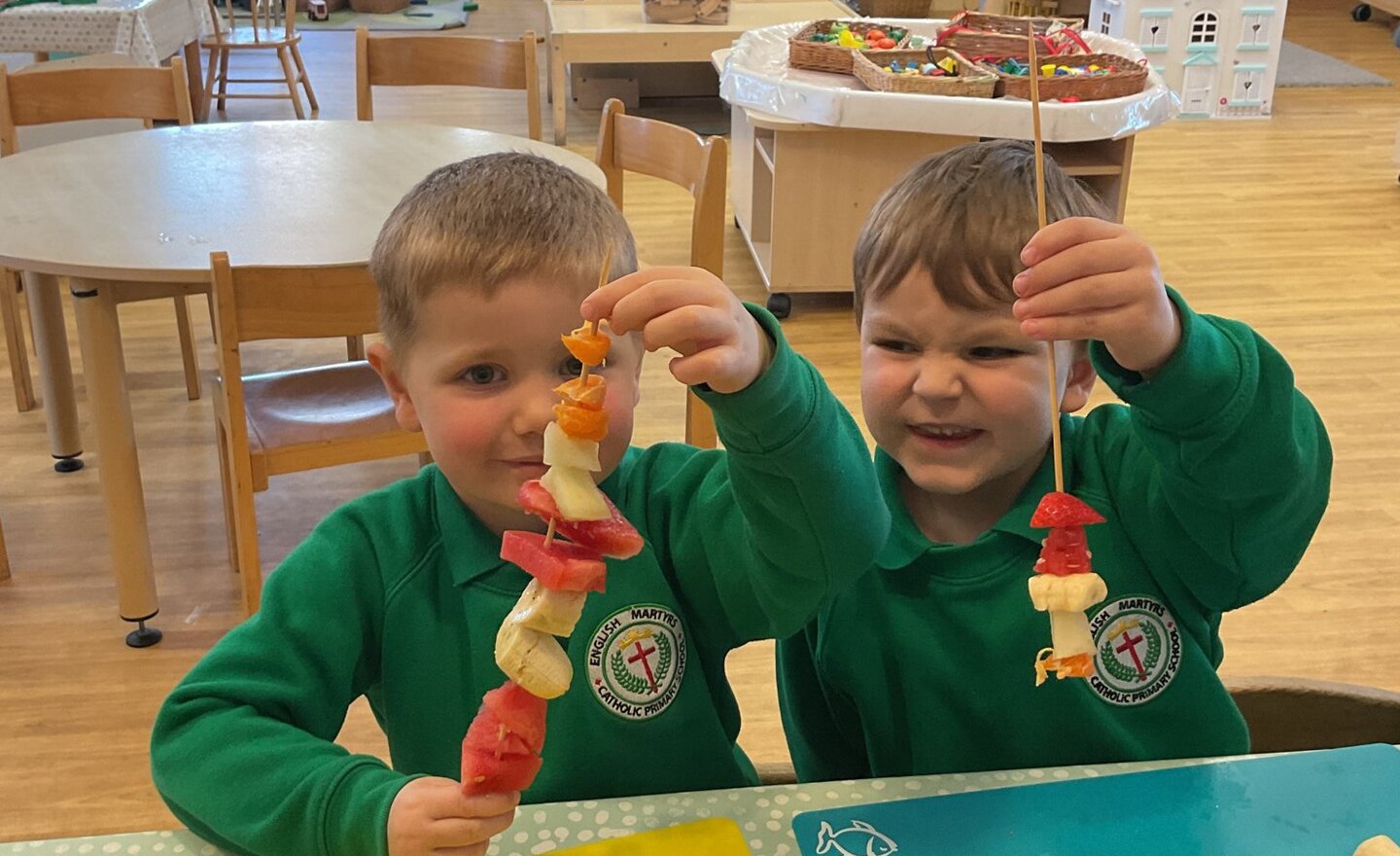 Image of Nursery A Fruit Kebabs