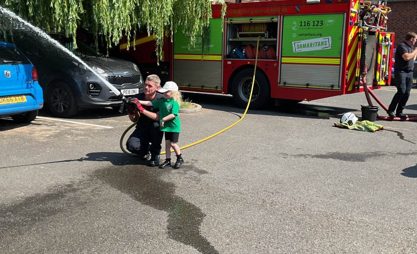 Image of Fire Fighters Visit Nursery