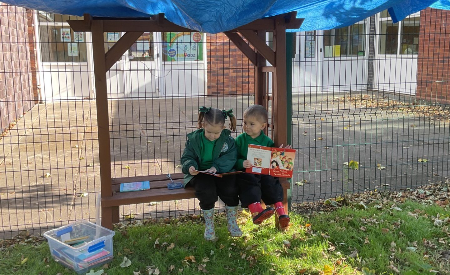 Image of Nursery Enjoying the Autumn Sun