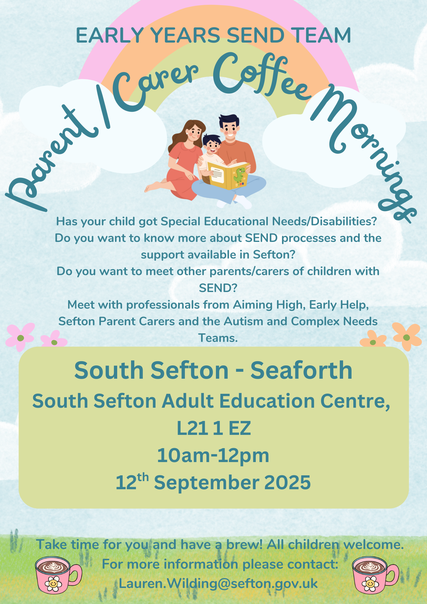 Image of SEND Early Years - Coffee morning