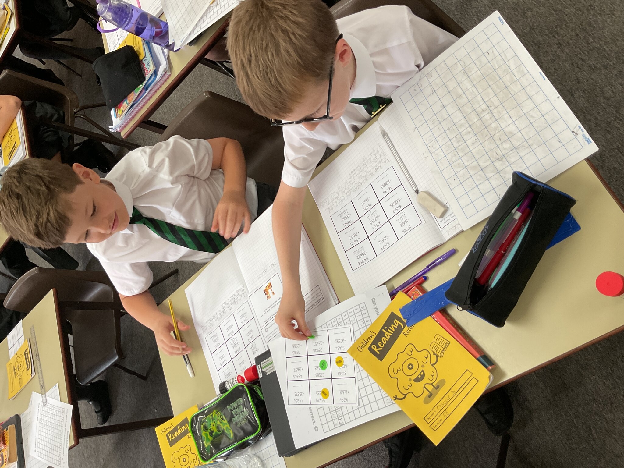 Image of Tic-Tac-Toe Addition & Subtraction