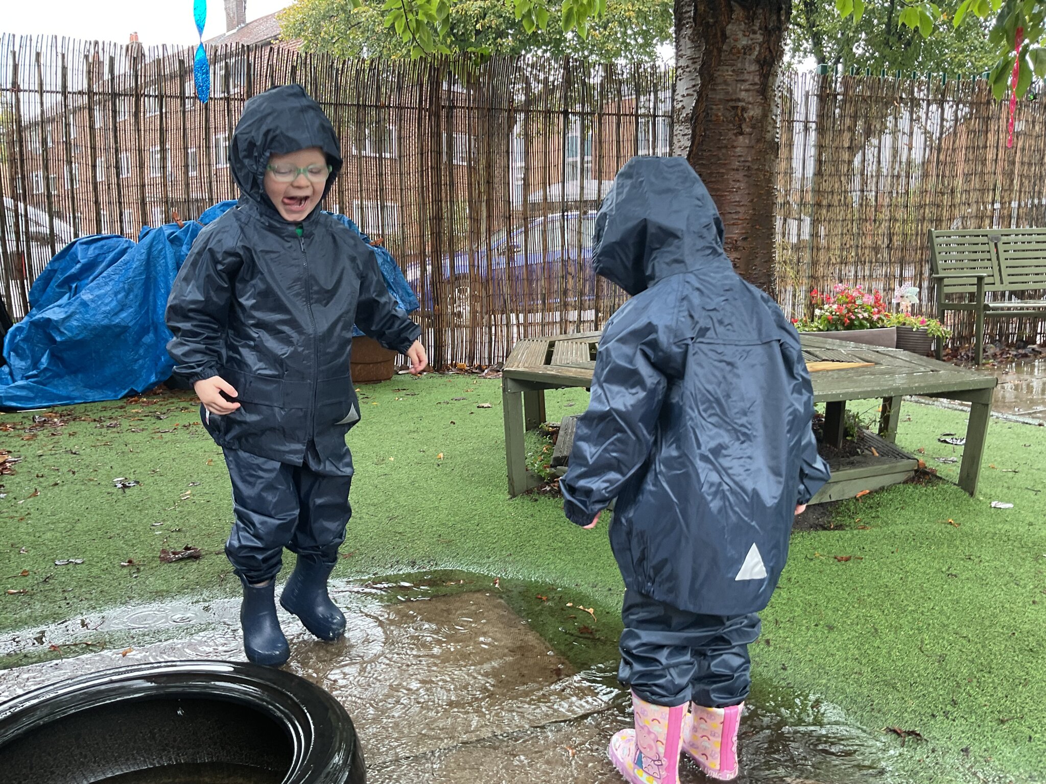 Image of Rain doesn’t stop play!