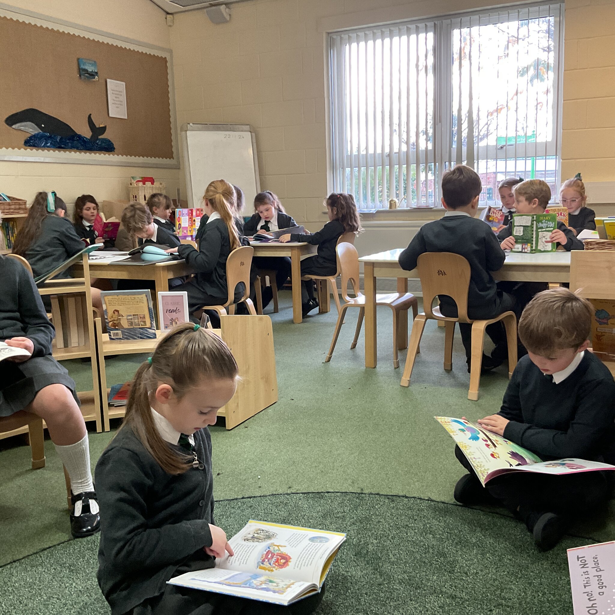 Image of Y2 Library time